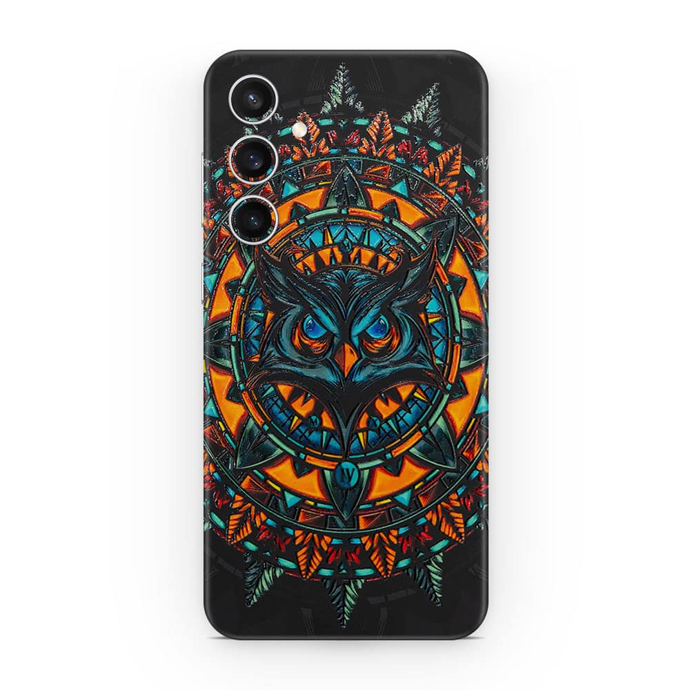 Galaxy s23 fe owl 3d skin wrapitskin