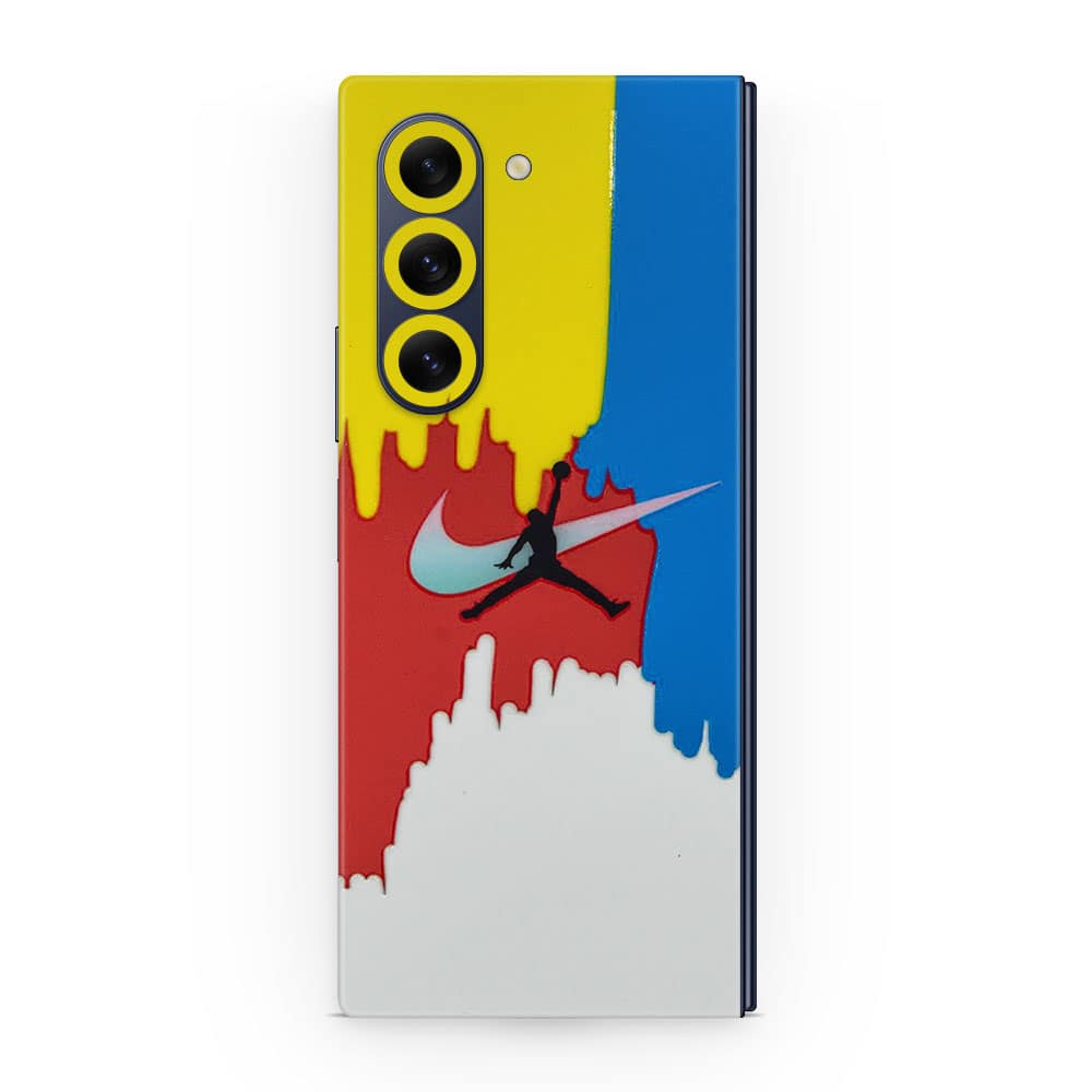 Galaxy z fold 6 nike jordan 3d skin wrapitskin