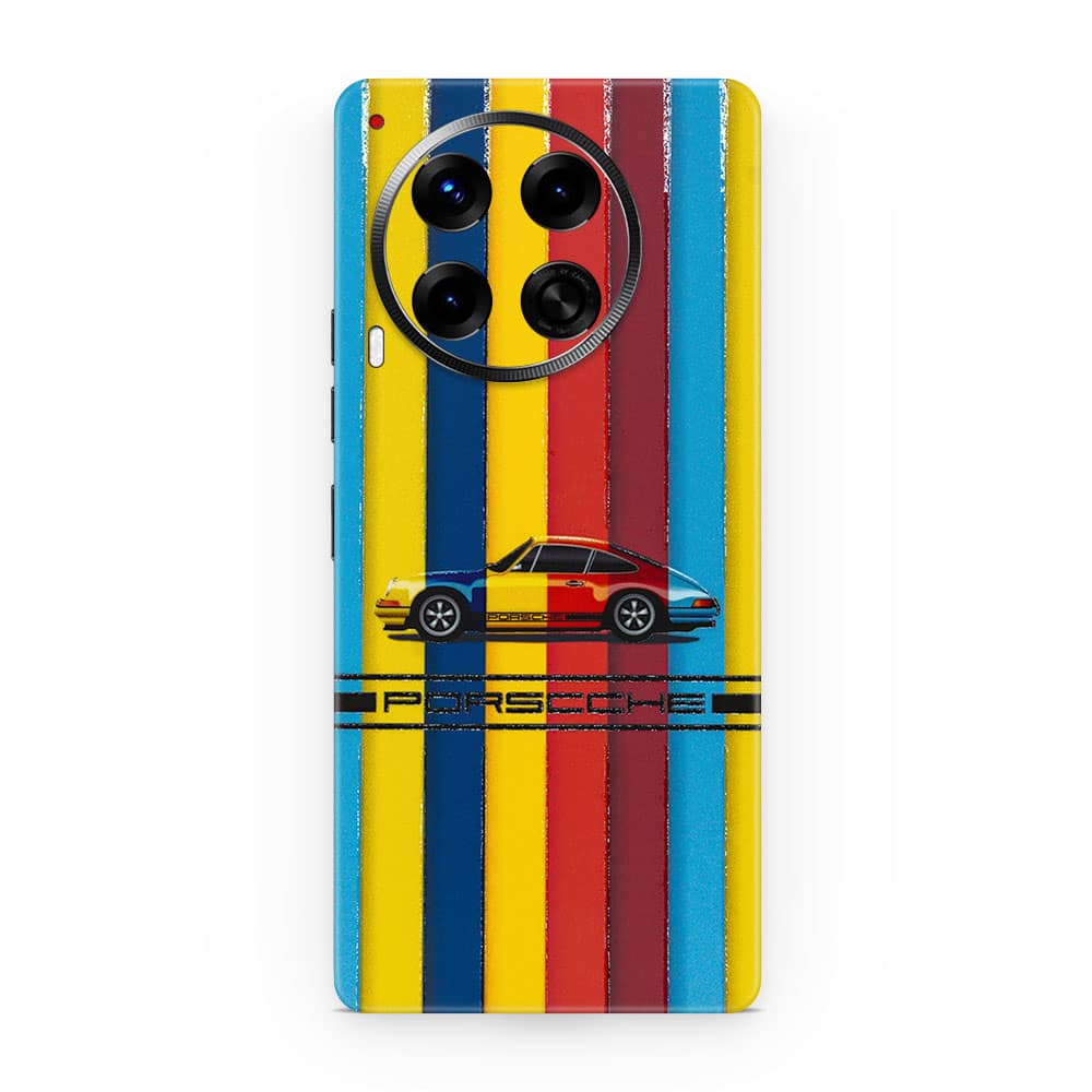 Tecno camon 30 4g porsche multicolor 3d skin wrapitskin