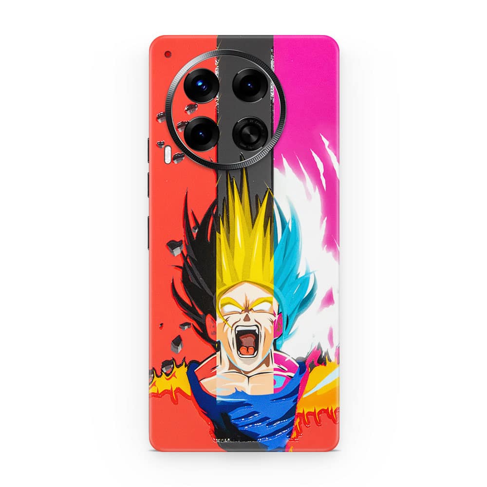 Tecno camon 30 4g angry goku 3d skin wrapitskin