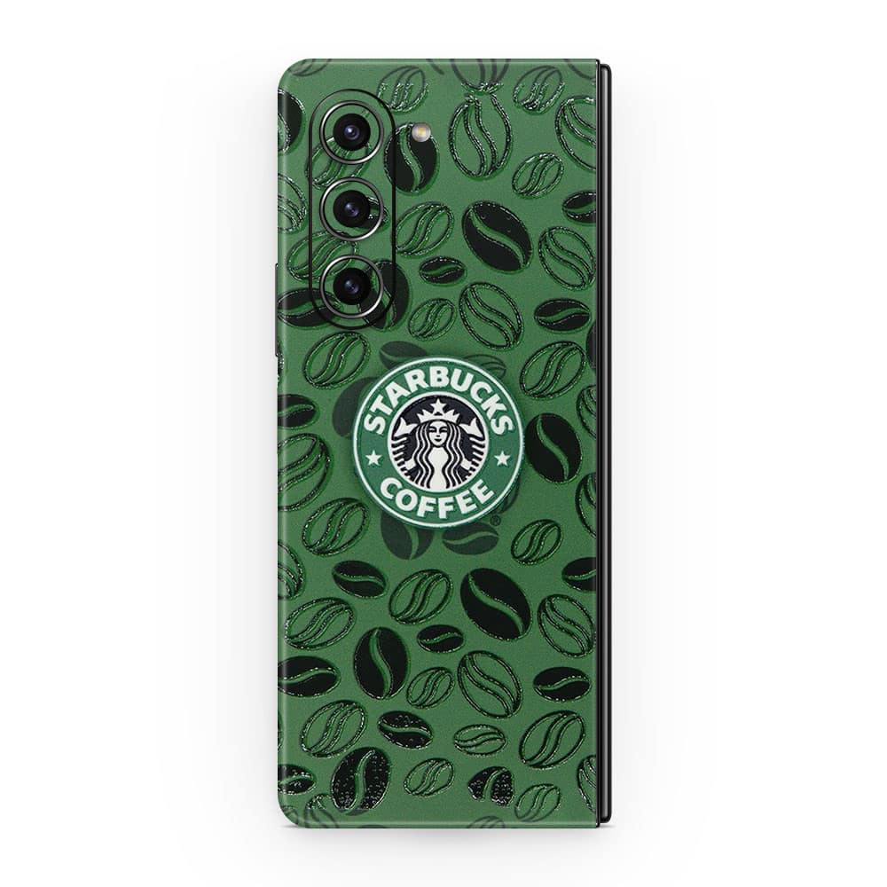 Galaxy z fold 5 starbucks 3d skin wrapitskin