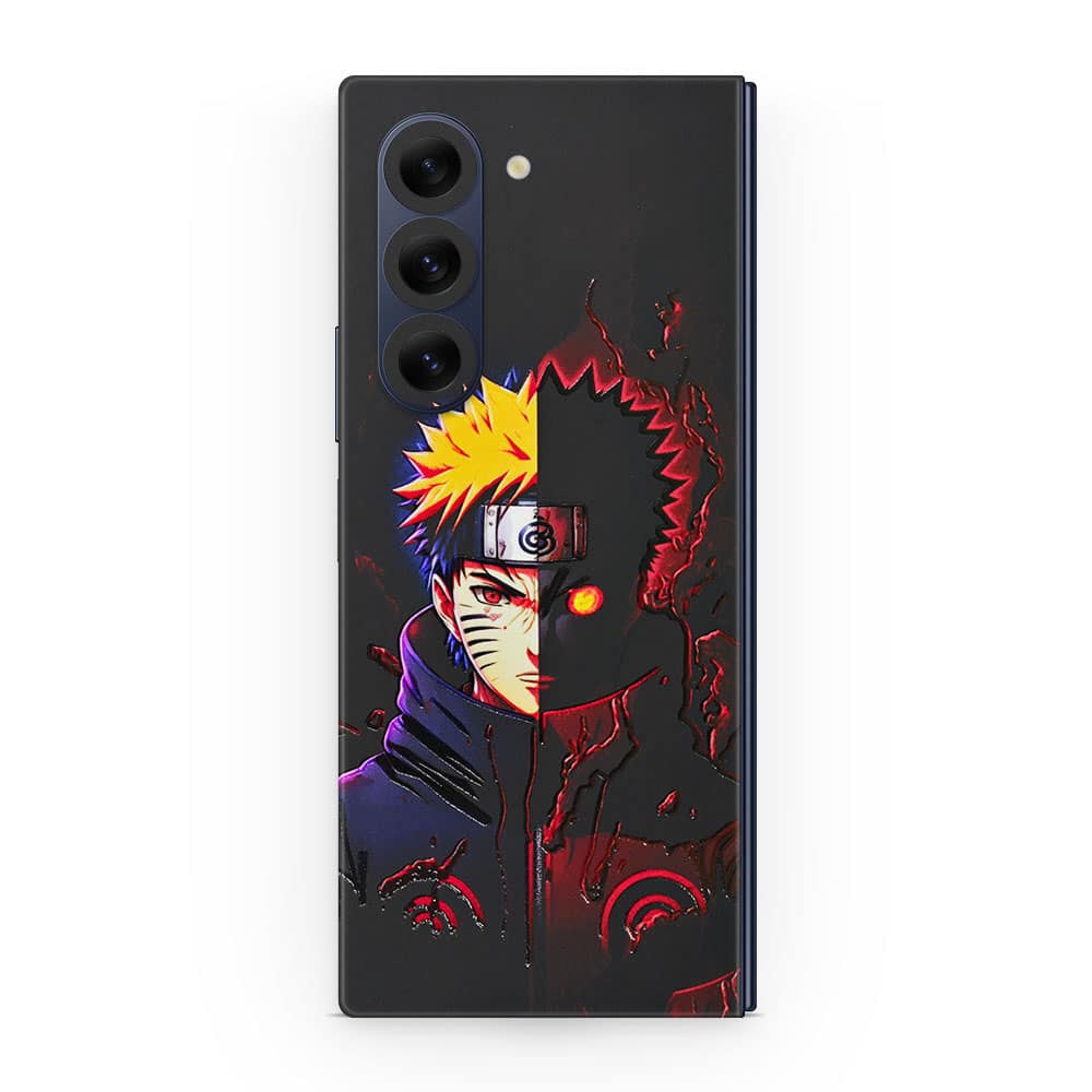 Galaxy z fold 6 naruto 3d skin wrapitskin