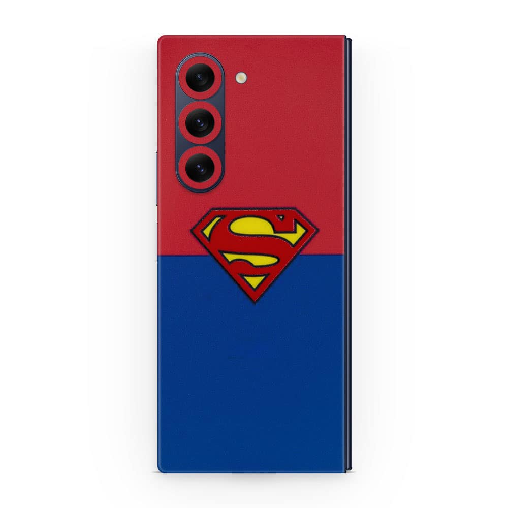 Galaxy z fold 6 superman 3d skin wrapitskin