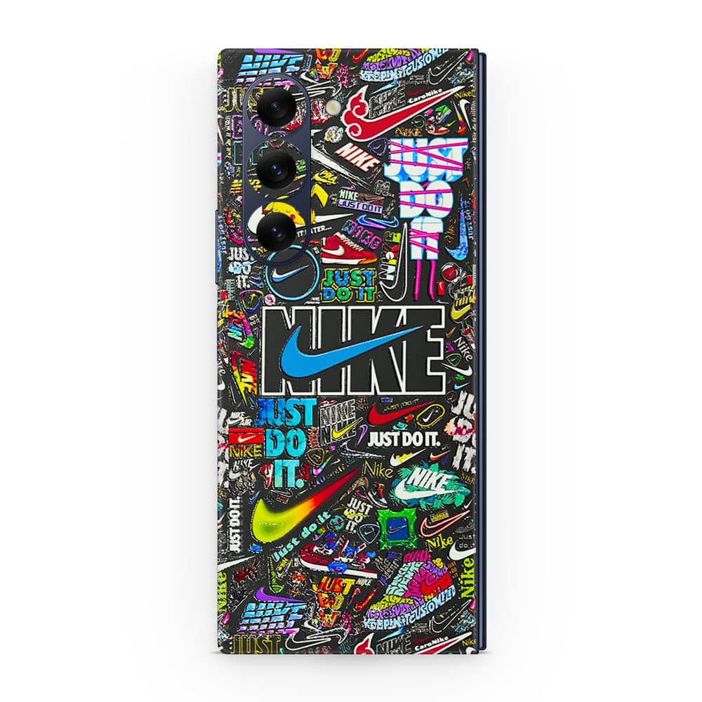 Galaxy z fold 6 nike logos 3d skin wrapitskin