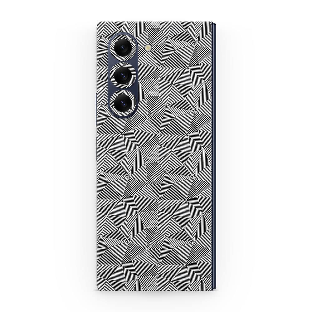 Galaxy z fold 6 carbon triangle series wrapitskin