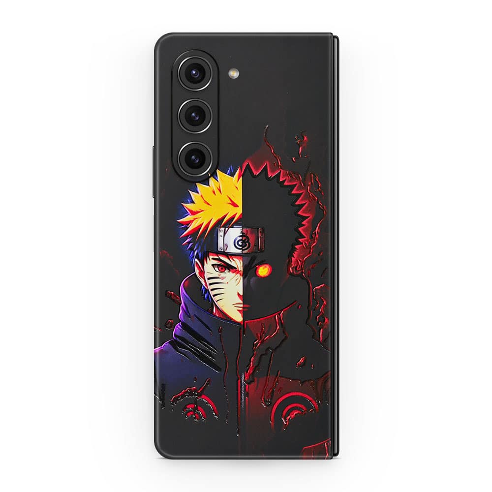 Galaxy z fold 5 naruto 3d skin wrapitskin