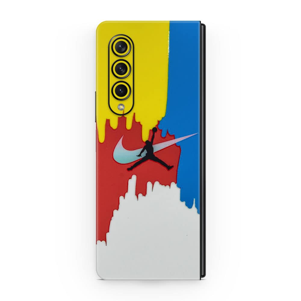 Galaxy z fold 3 nike jordan 3d skin wrapitskin