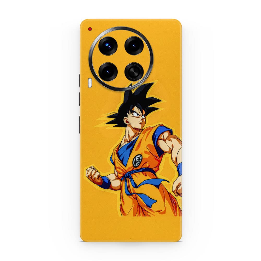 Tecno camon 30 4g goku yellow 3d skin wrapitskin