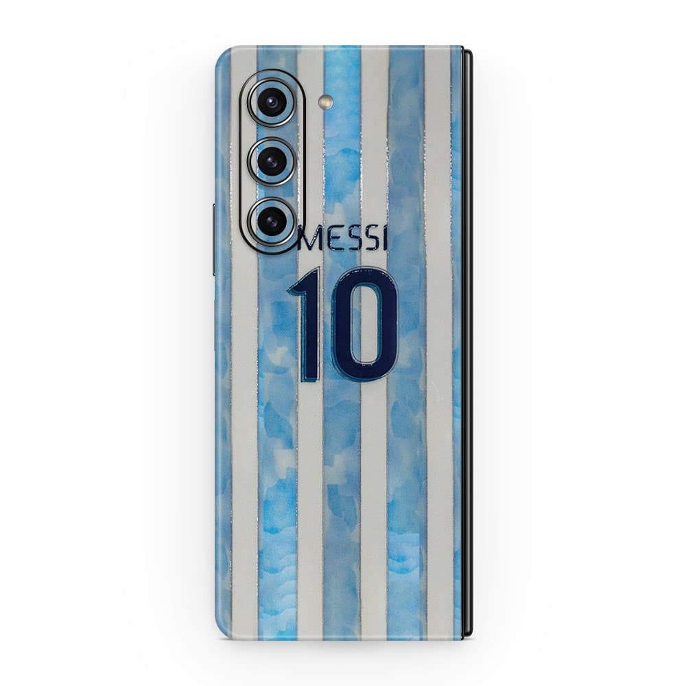 Galaxy z fold 5 messi 3d skin wrapitskin