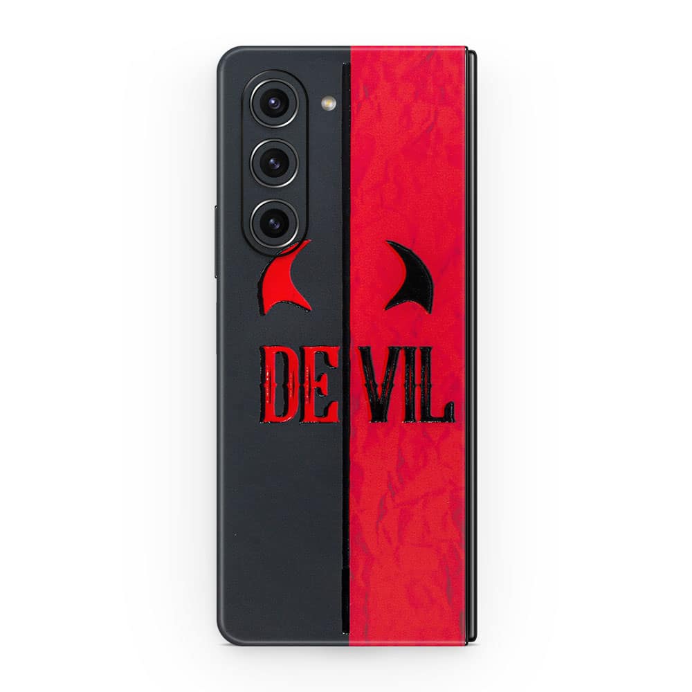Galaxy z fold 5 devil 3d skin wrapitskin