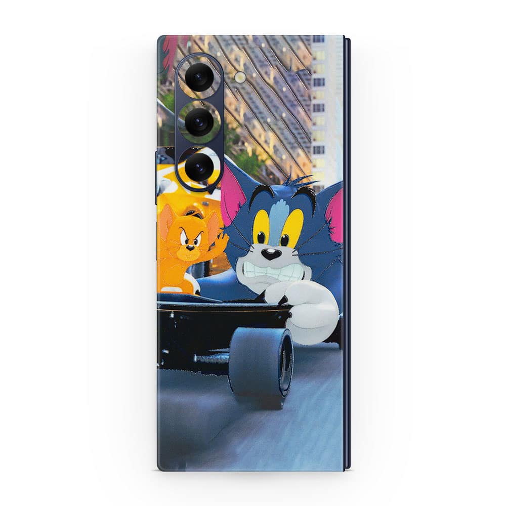 Galaxy z fold 6 tom and jerry 3d skin wrapitskin
