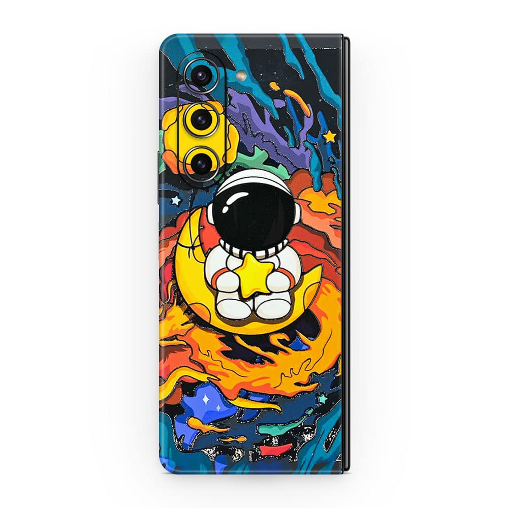 Galaxy z fold 5 astronaut 3d skin wrapitskin