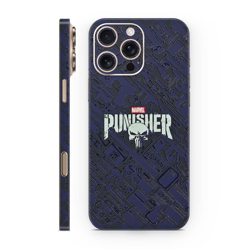 Iphone 16 pro max punisher 3d skin wrapitskin