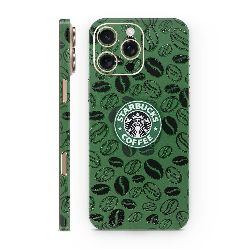 Iphone 16 pro max starbucks 3d skin wrapitskin