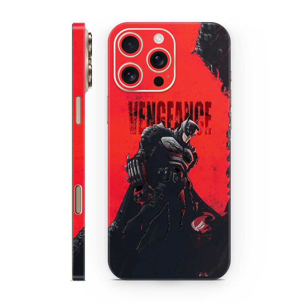 Iphone 16 pro max batman’s vengeancer 3d skin wrapitskin
