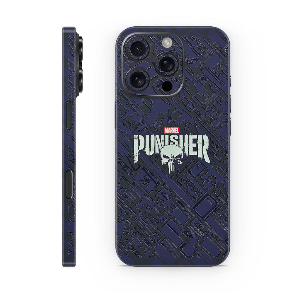 Iphone 16 pro punisher 3d skin wrapitskin