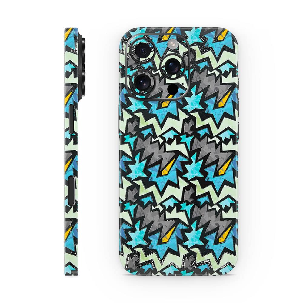 Iphone 16 pro graffiti harmony 3d skin wrapitskin