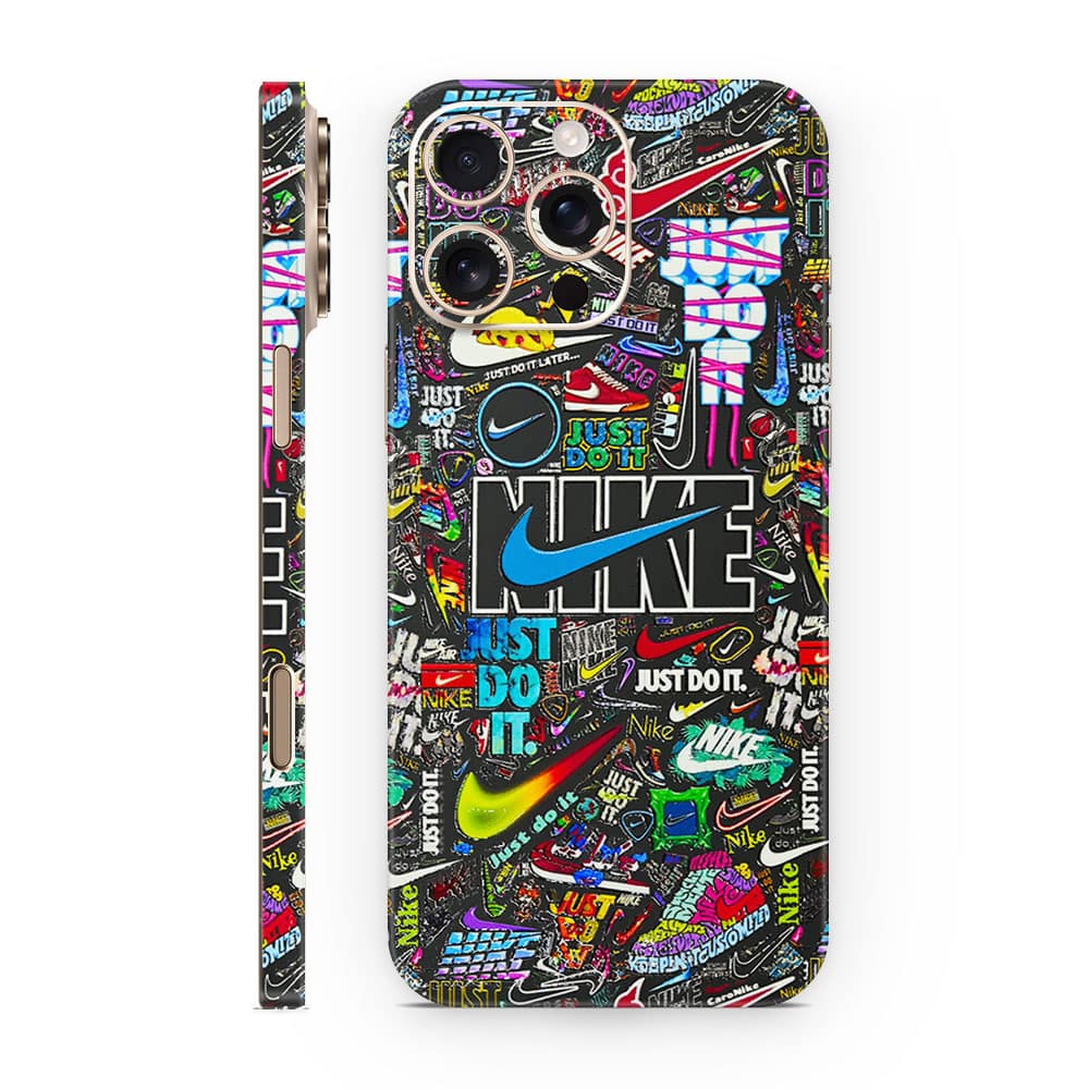 Iphone 16 pro max nike logos 3d skin wrapitskin