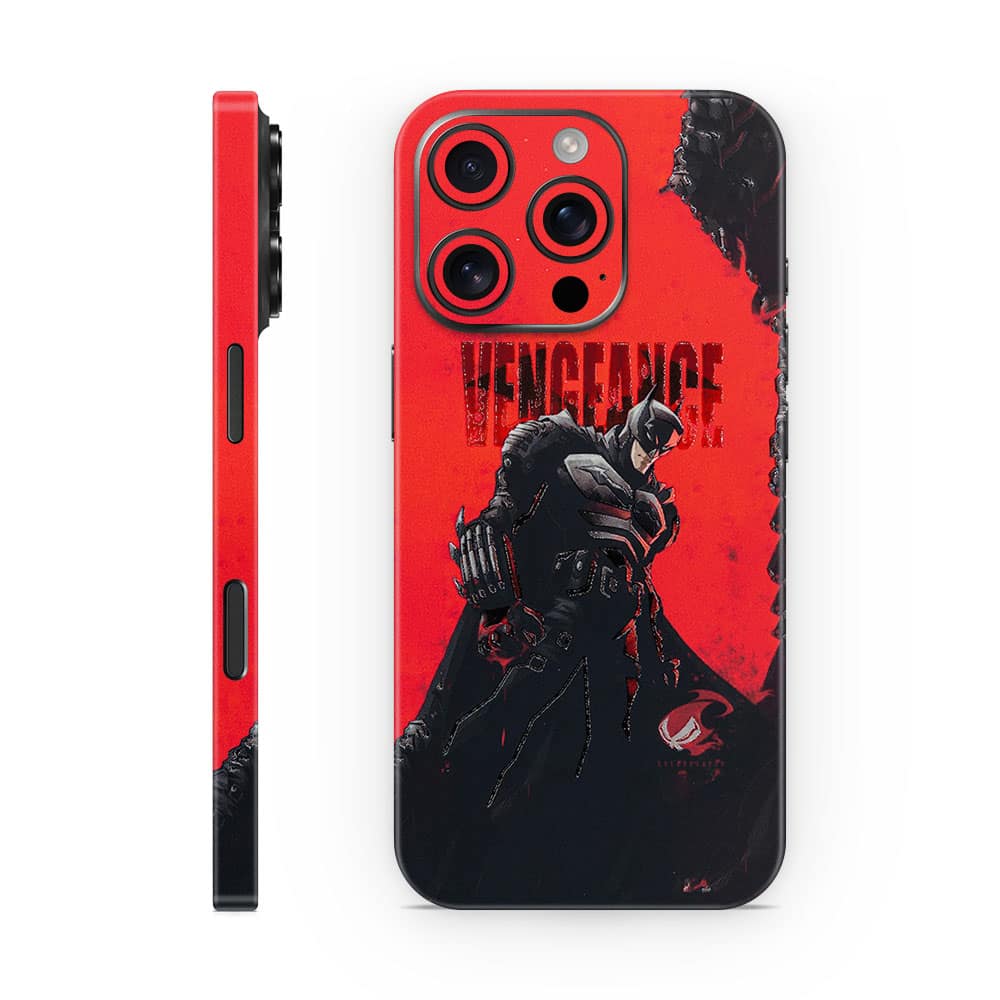 Iphone 16 pro batman’s vengeancer 3d skin wrapitskin