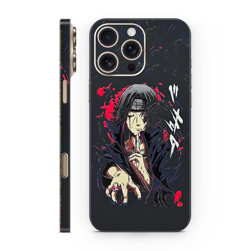 Iphone 16 pro max itachi uchiha 3d skin wrapitskin