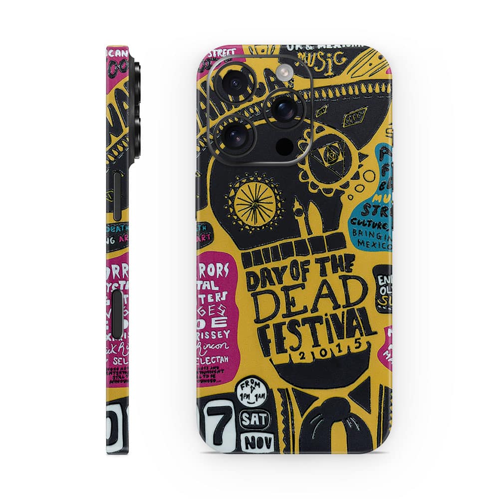 Iphone 16 pro street festival 3d skin wrapitskin