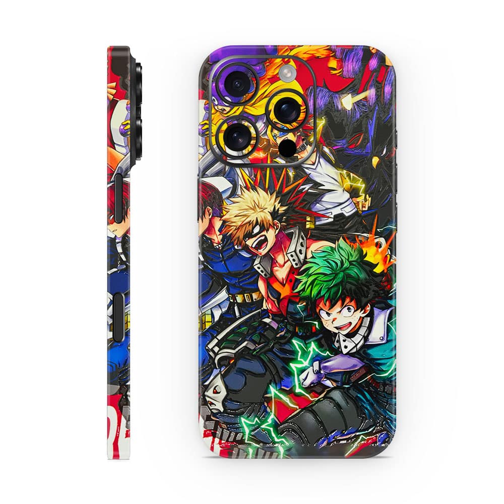 Iphone 16 pro my hero 3d skin wrapitskin