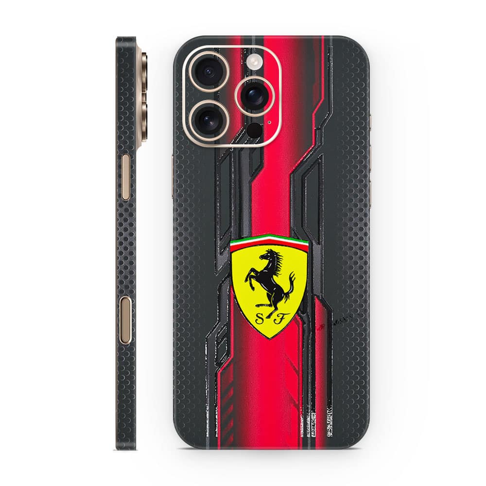 Iphone 16 pro max ferrari's legacy 3d skin wrapitskin