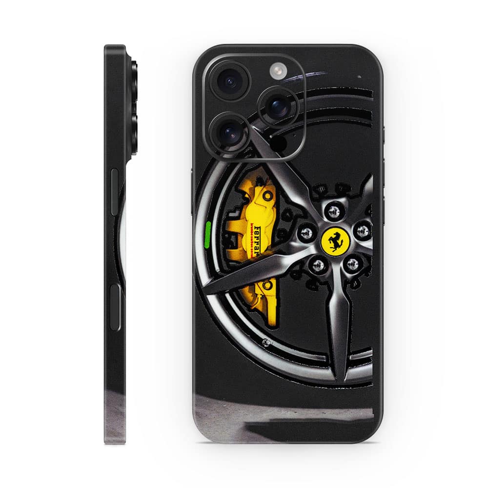 Iphone 16 pro ferrari rim 3d skin wrapitskin