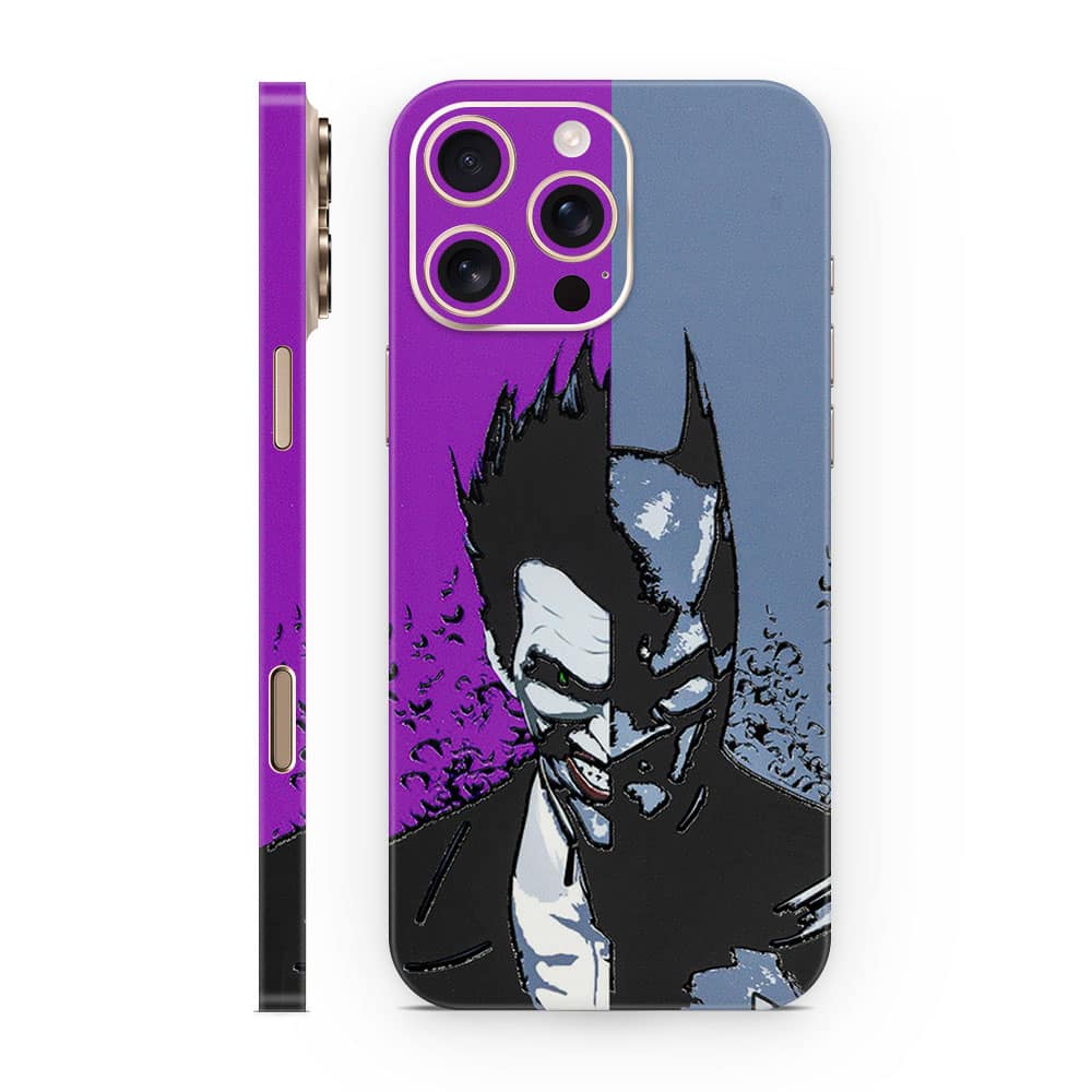 Iphone 16 pro max batman vs joker 3d skin wrapitskin