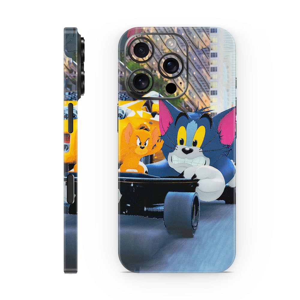 Iphone 16 pro tom and jerry 3d skin wrapitskin