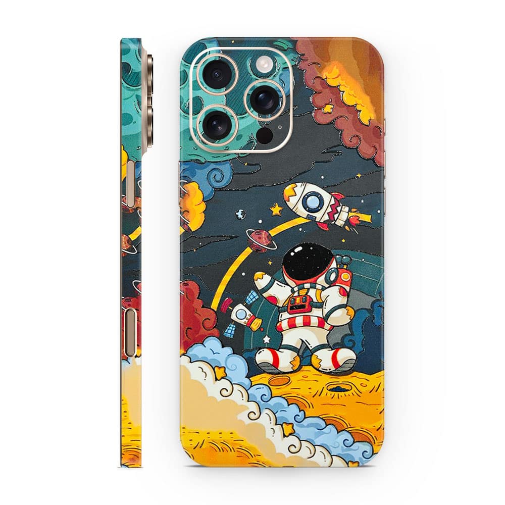 Iphone 16 pro max flight planet 3d skin wrapitskin