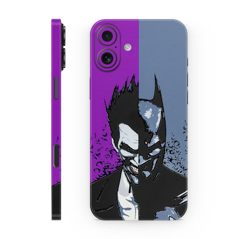 Iphone 16 plus batman vs joker 3d skin wrapitskin