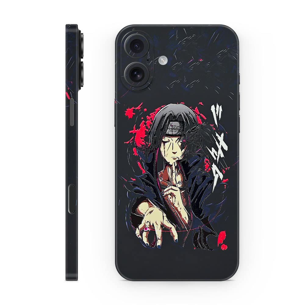 Iphone 16 plus itachi uchiha 3d skin wrapitskin