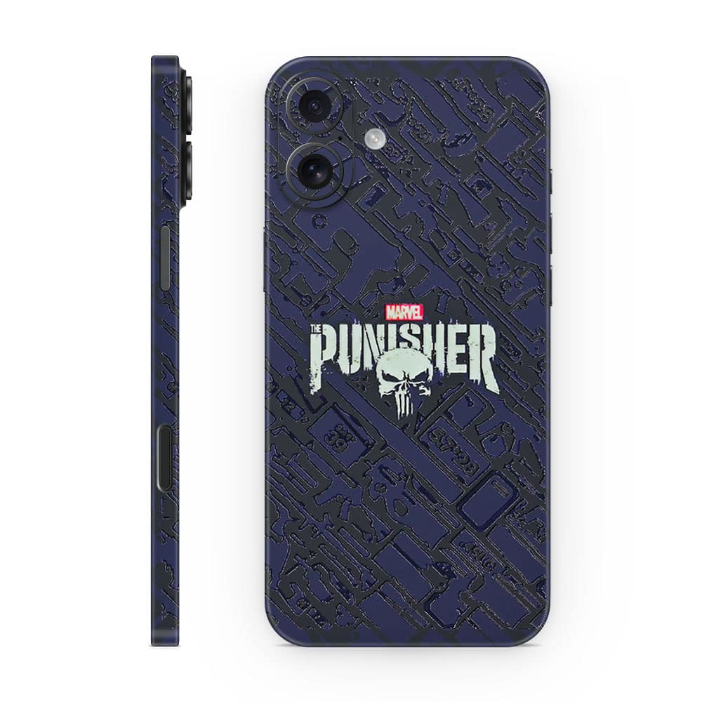 Iphone 16 plus punisher 3d skin wrapitskin
