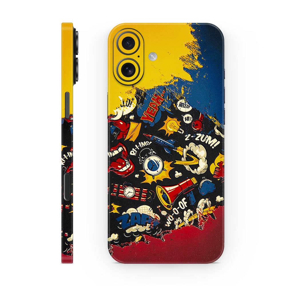 Iphone 16 pop art 3d skin wrapitskin