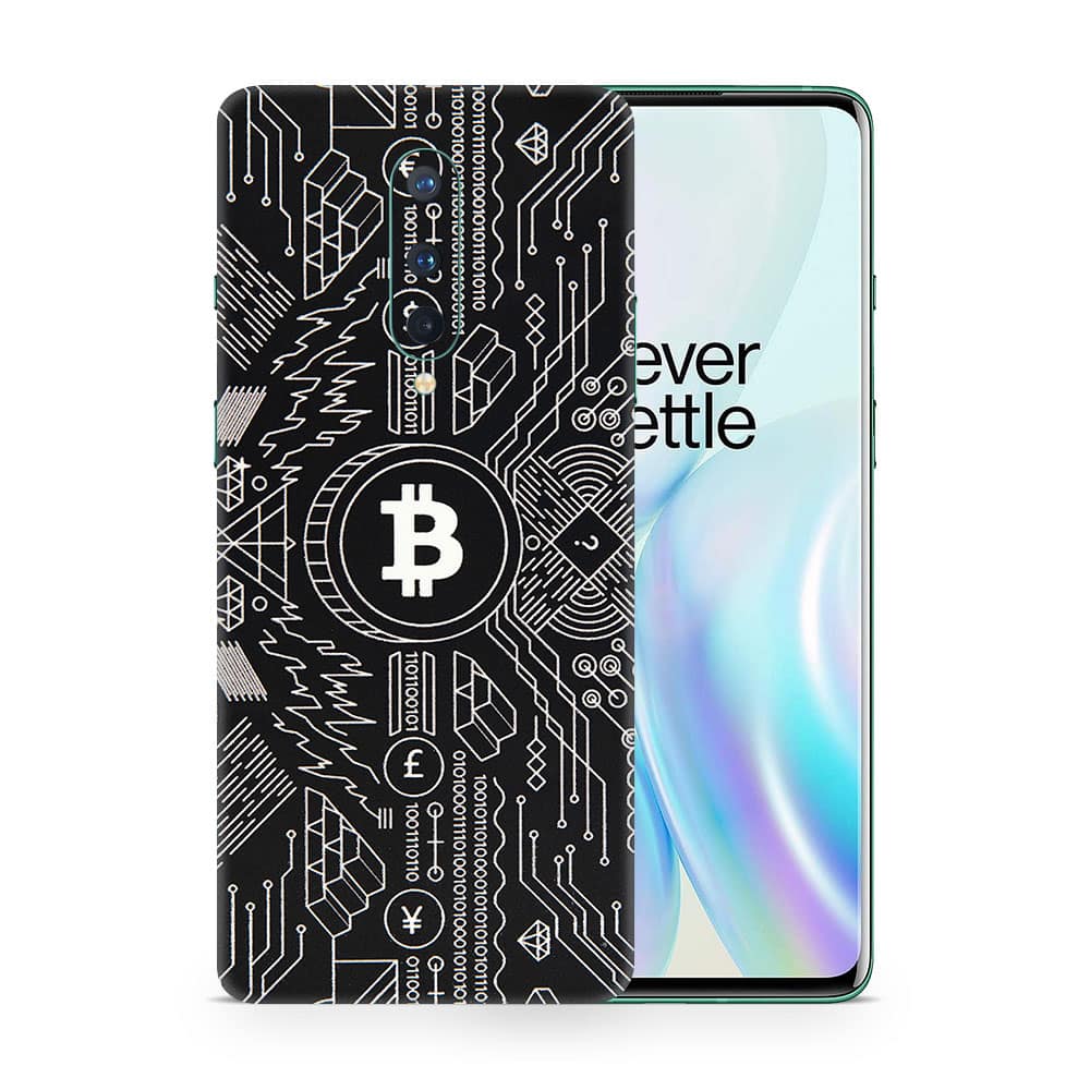 Oneplus 8 uw 5g bitcoin 3d skin wrapitskin