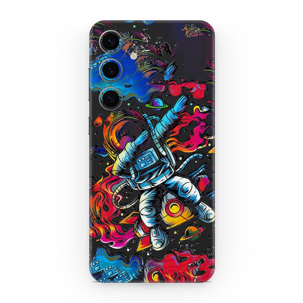 Galaxy s24 plus trippy astronaut 3d skin wrapitskin