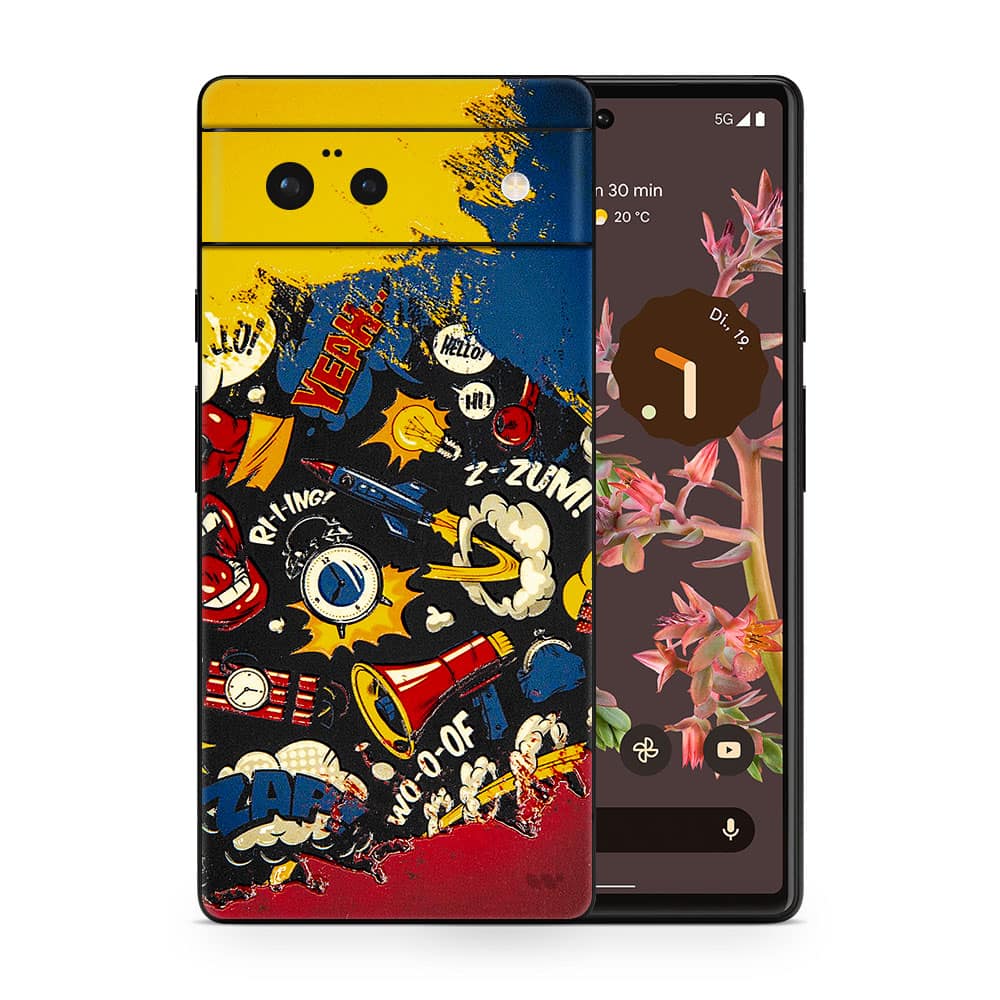 Pixel 6 pop art 3d skin wrapitskin