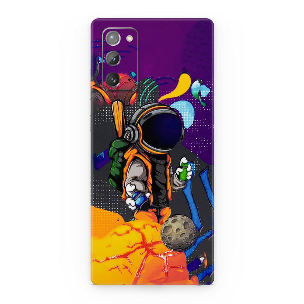 Galaxy note 20 space doodler 3d skin wrapitskin