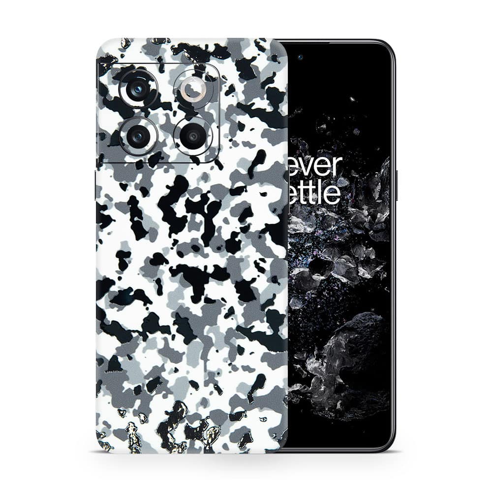 Oneplus 10t snow camo 3d skin wrapitskin