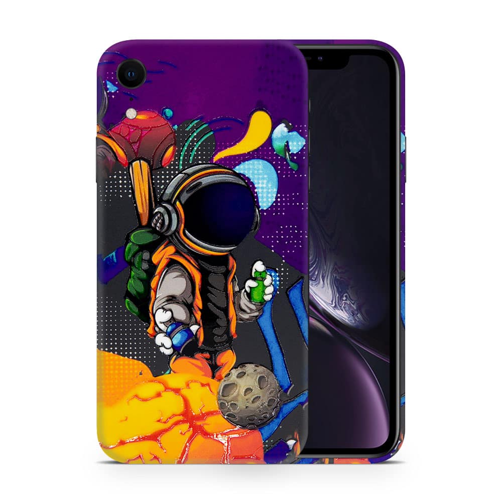 Iphone xr space doodler 3d skin wrapitskin