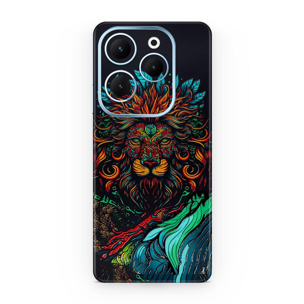 Infinix hot 40 fierce lion 3d skin wrapitskin