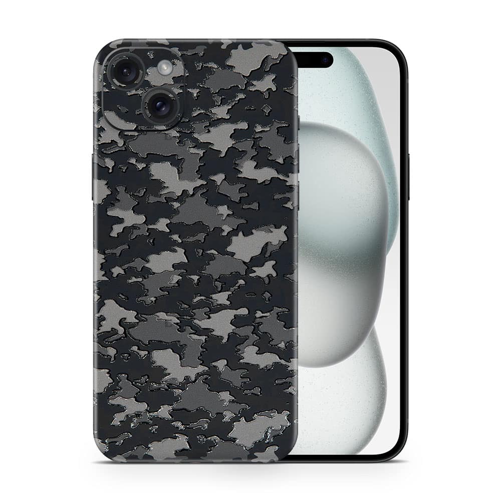 Iphone 15 plus military camo 3d skin wrapitskin