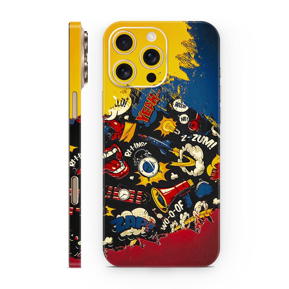 Iphone 16 pro max pop art 3d skin wrapitskin