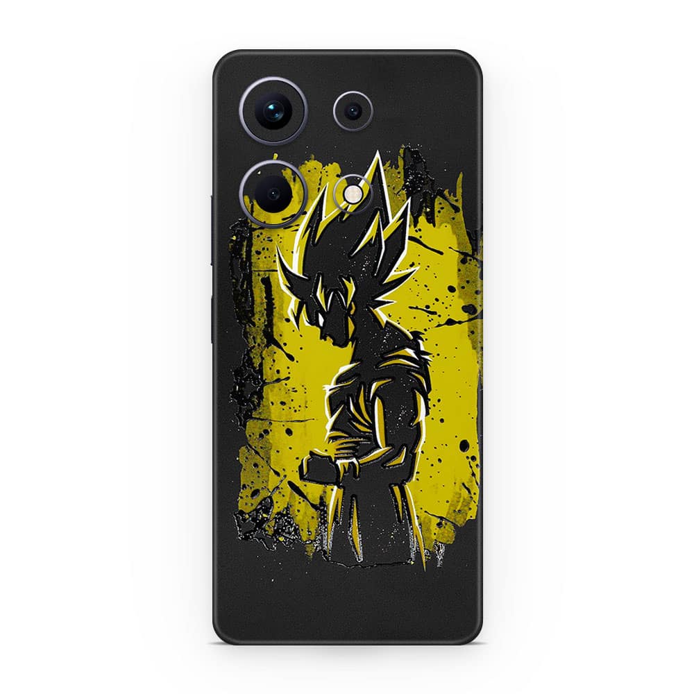 Infinix note 30 goku spirit 3d skin wrapitskin