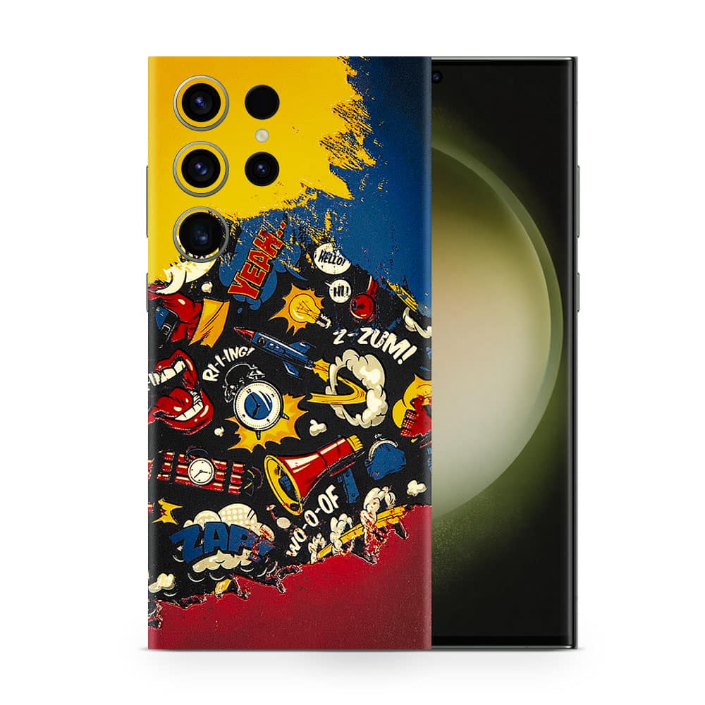 Galaxy s23 ultra pop art 3d skin wrapitskin