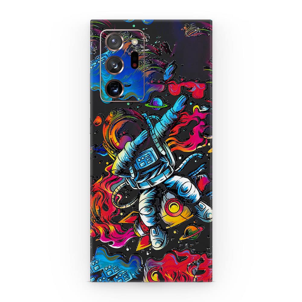 Galaxy note 20 ultra trippy astronaut 3d skin wrapitskin