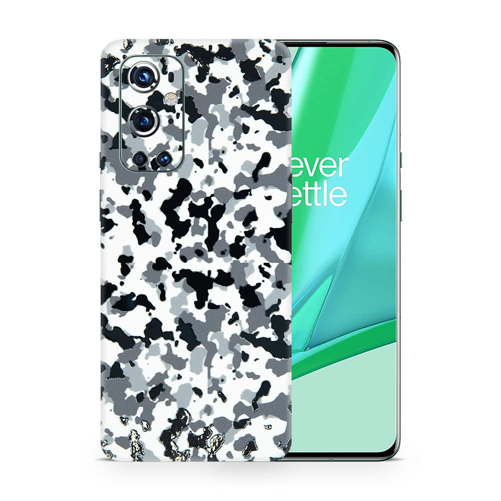 Oneplus 9 pro snow camo 3d skin wrapitskin