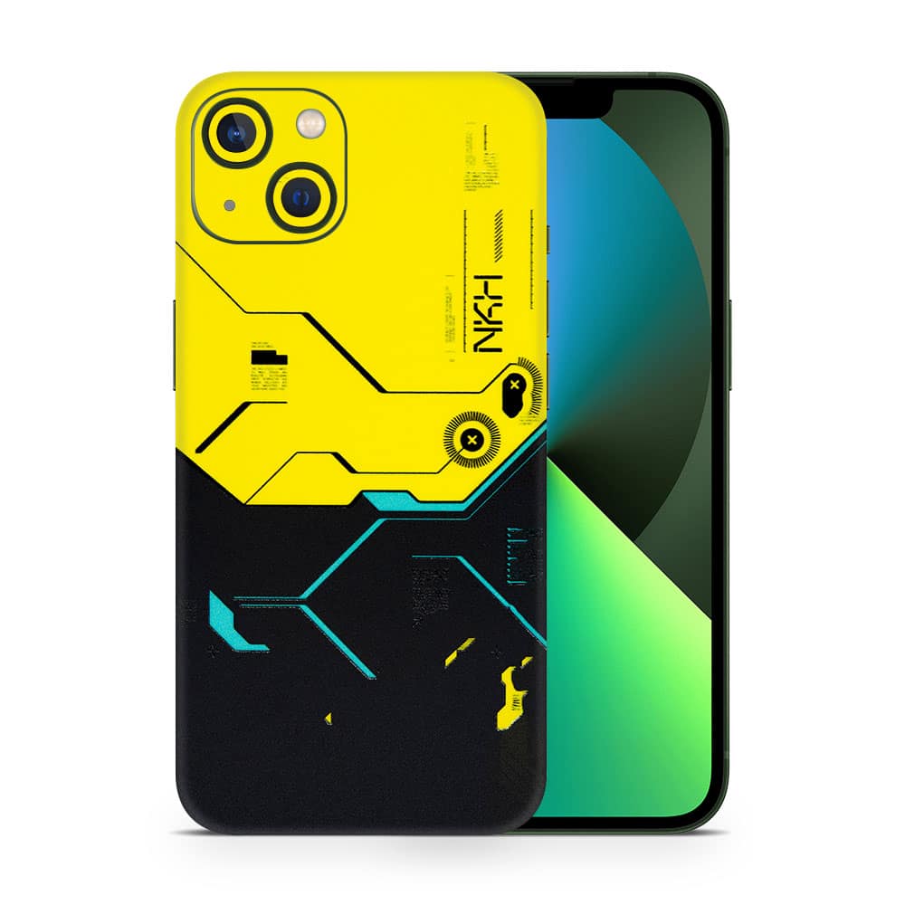 Iphone 13 mini cyberpunk city 3d skin wrapitskin