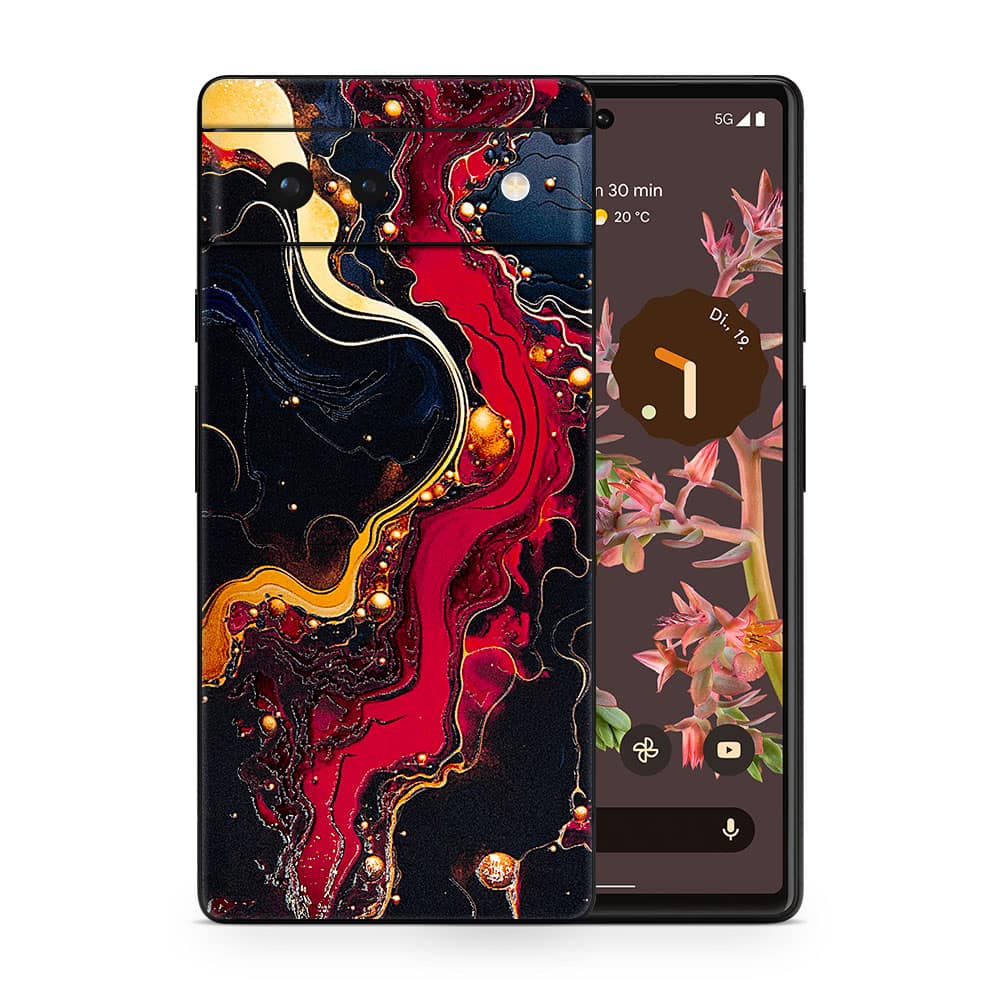 Pixel 6 volcanic vibe 3d skin wrapitskin